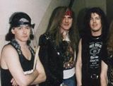 1995, backstage, Dogs of War, Germany