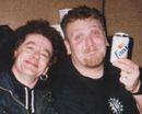 A Beer Too Far 1995 - Apres gig with Shirt